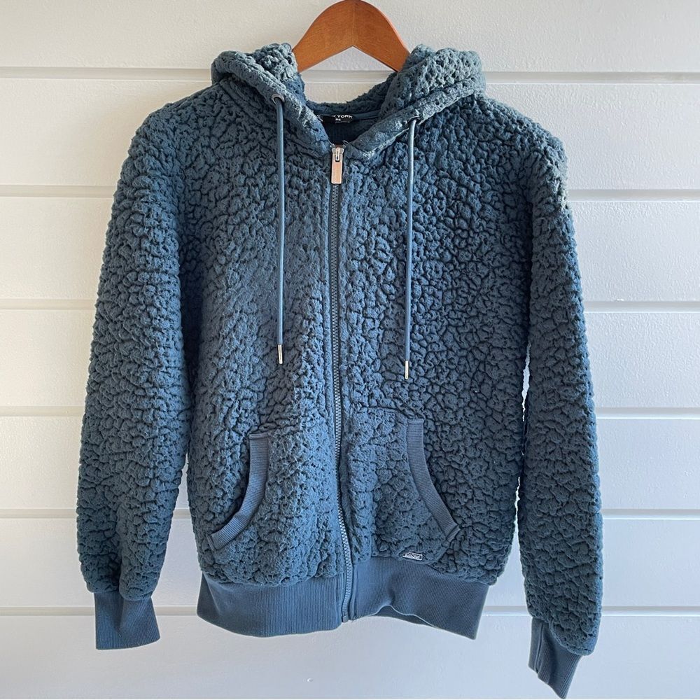 Marc Anthony New York Performance Hooded Teddy Fleece Jacket Size XS